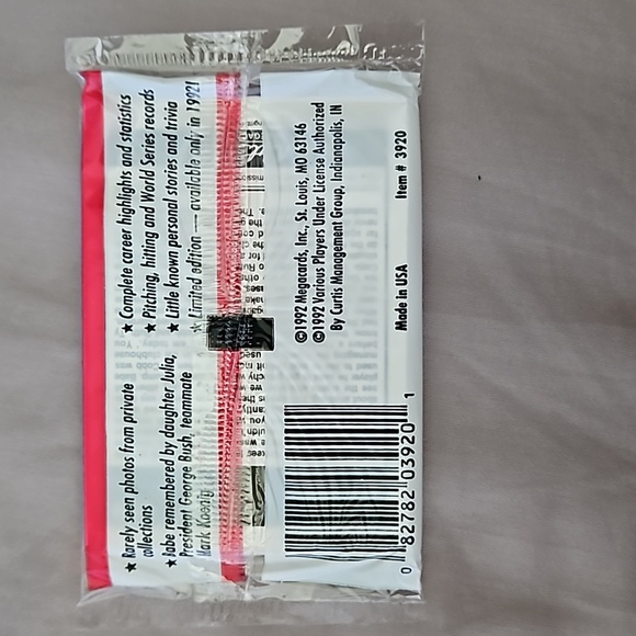 1992 Babe Ruth limited edition collection cards. - Picture 5 of 9